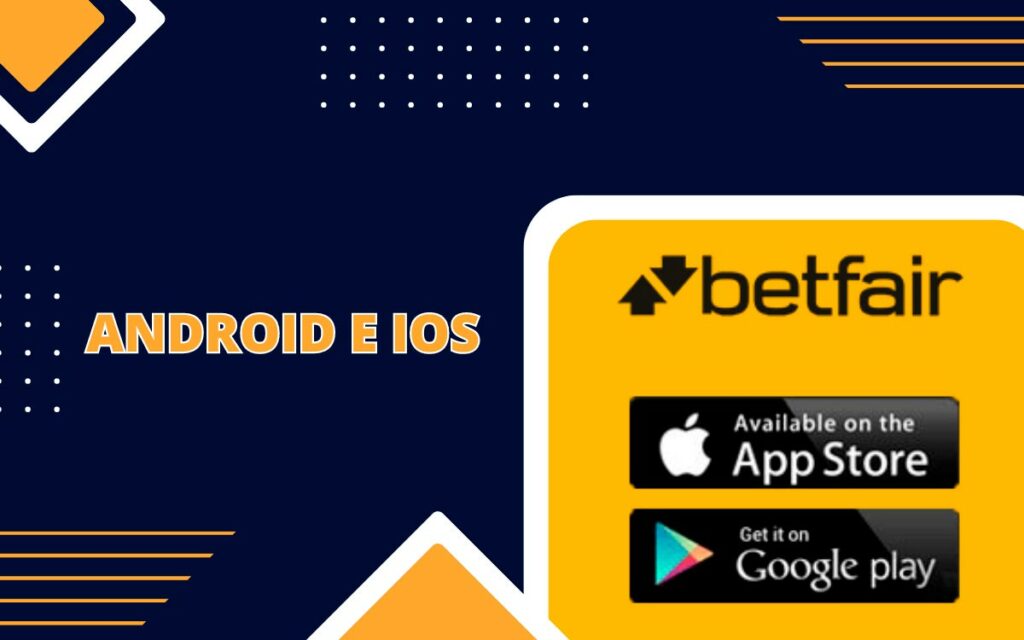 aplicativo da Betfair para Android e iOS
